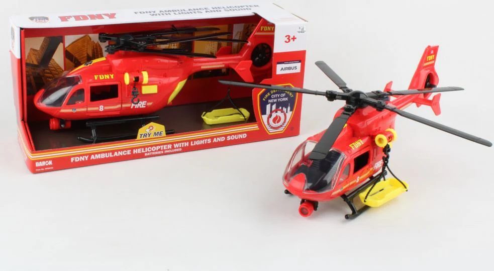 FDNY Ambulance Helicopter with lights and sounds - Image 2