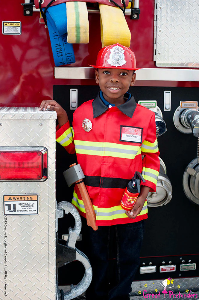 Firefighter Costume Size 5/6 - Image 2