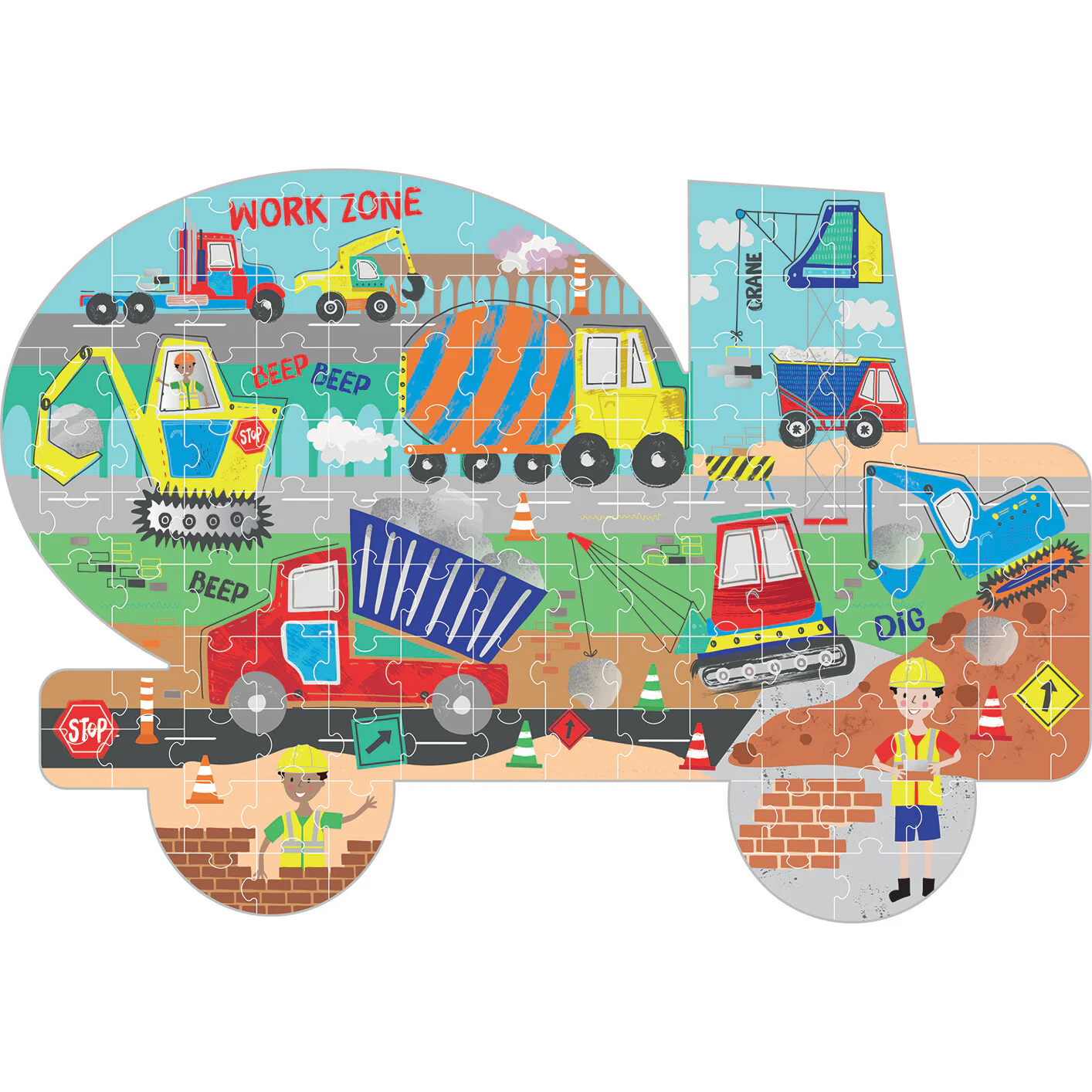 Construction 120 Pc Jigsaw - Image 3