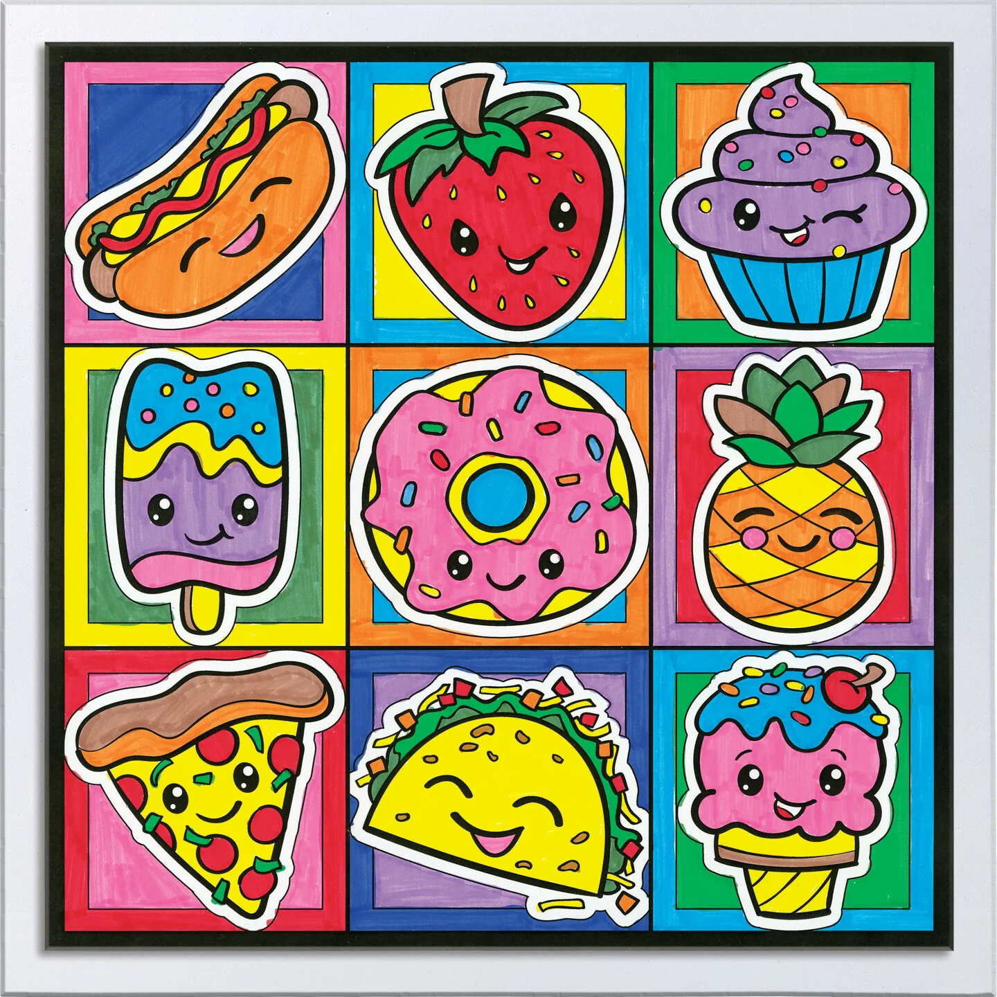 Color By Number Foodie Friends - Image 2