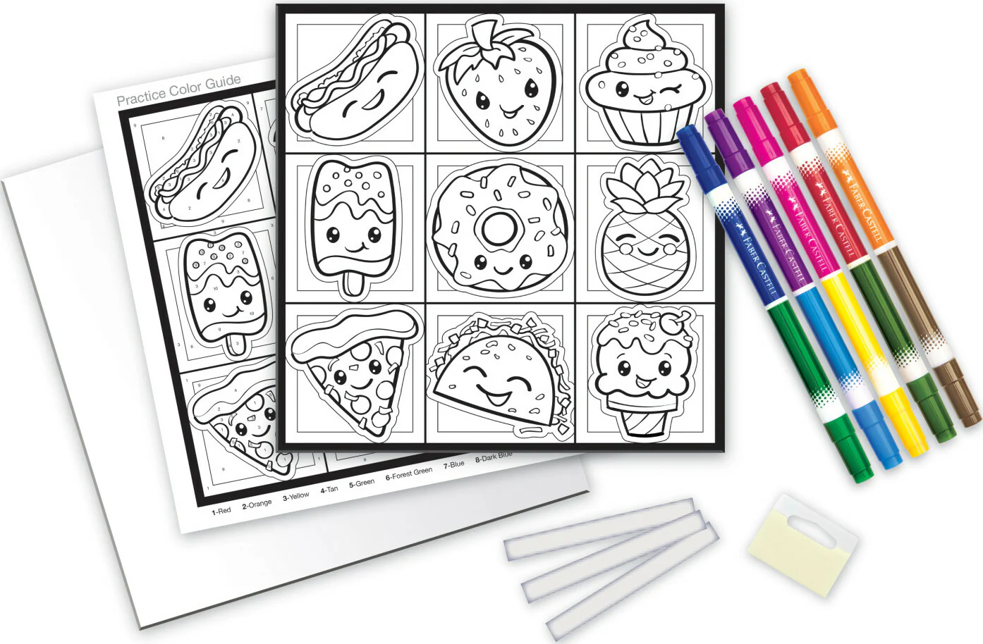 Color By Number Foodie Friends - Image 5