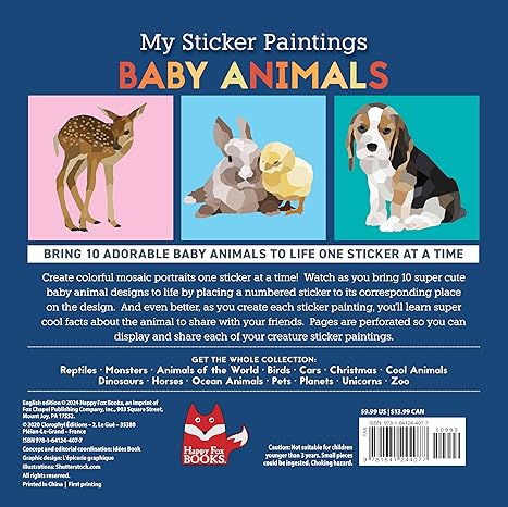 My Sticker Paintings Baby Animals - Image 2