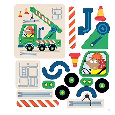 First Fun Sticker Painting Trucks and Tractors - Image 5
