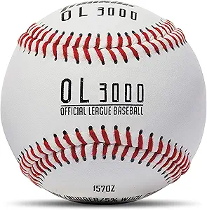 Franklin Sports Official League Leather Baseball