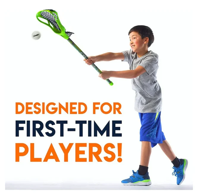 Green Lax 1 Stick & 1 Ball - Image 3