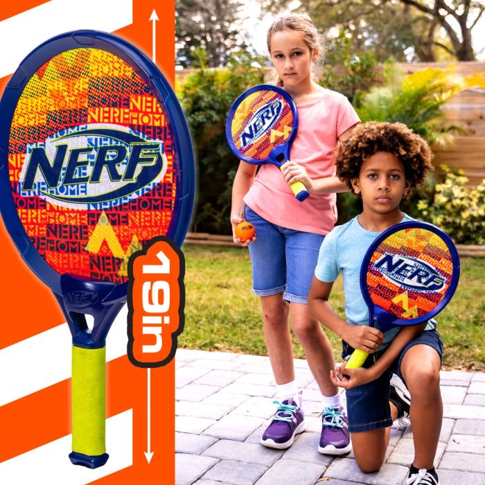 NERF Kids 2 Player Tennis Set - Image 2