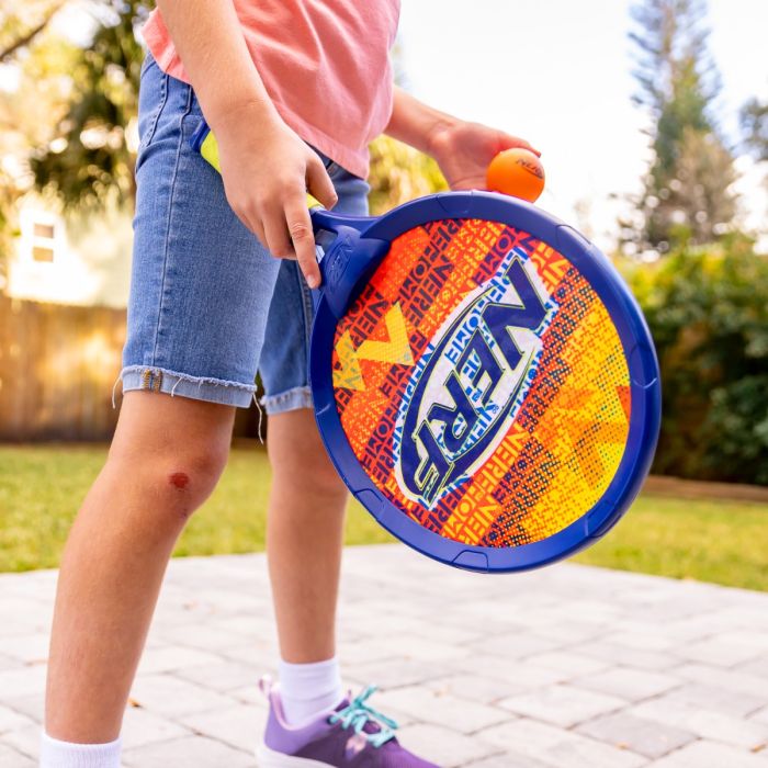 NERF Kids 2 Player Tennis Set - Image 4