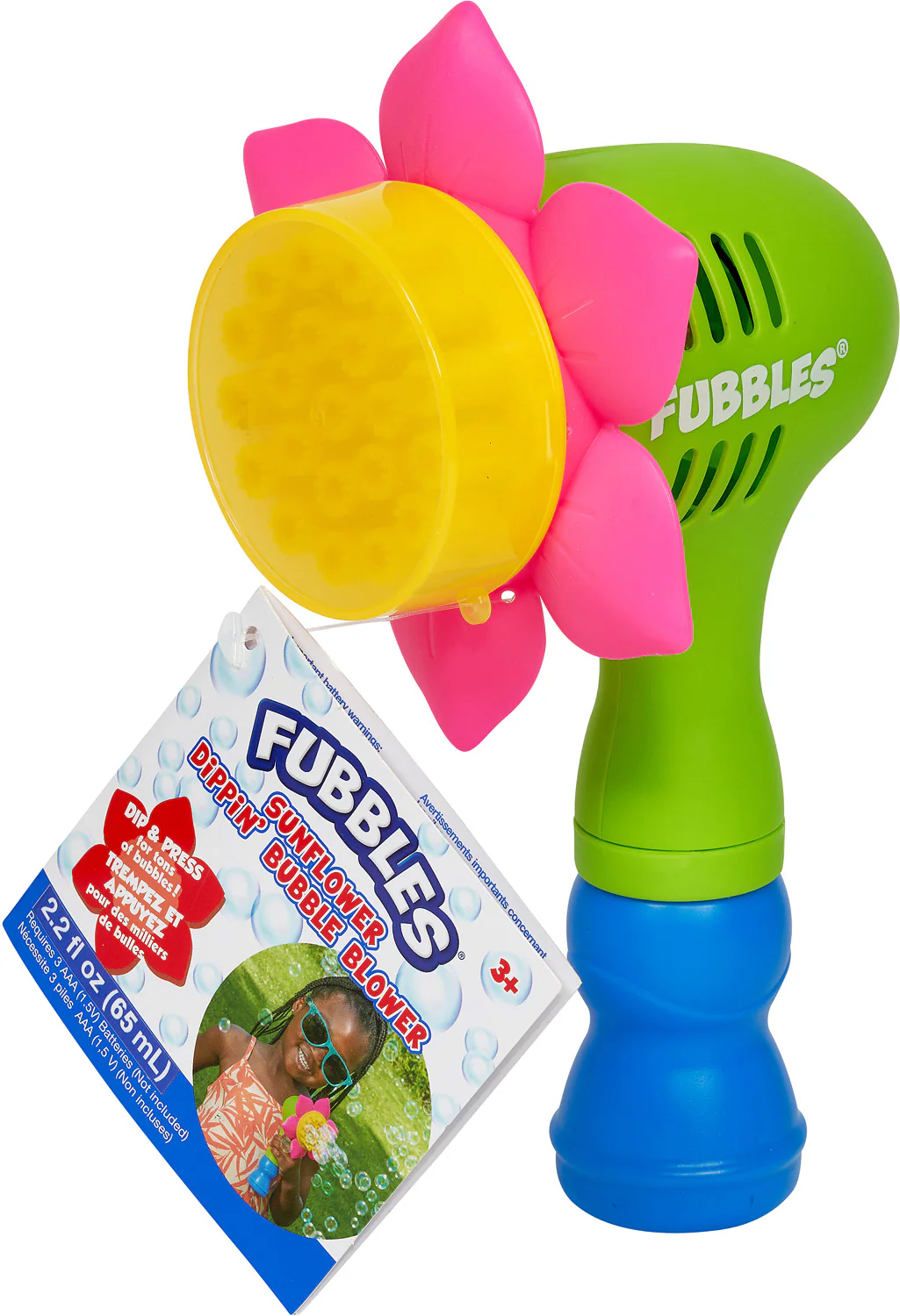 Fubbles Sunflower Dippin' Bubble Blower - Image 4