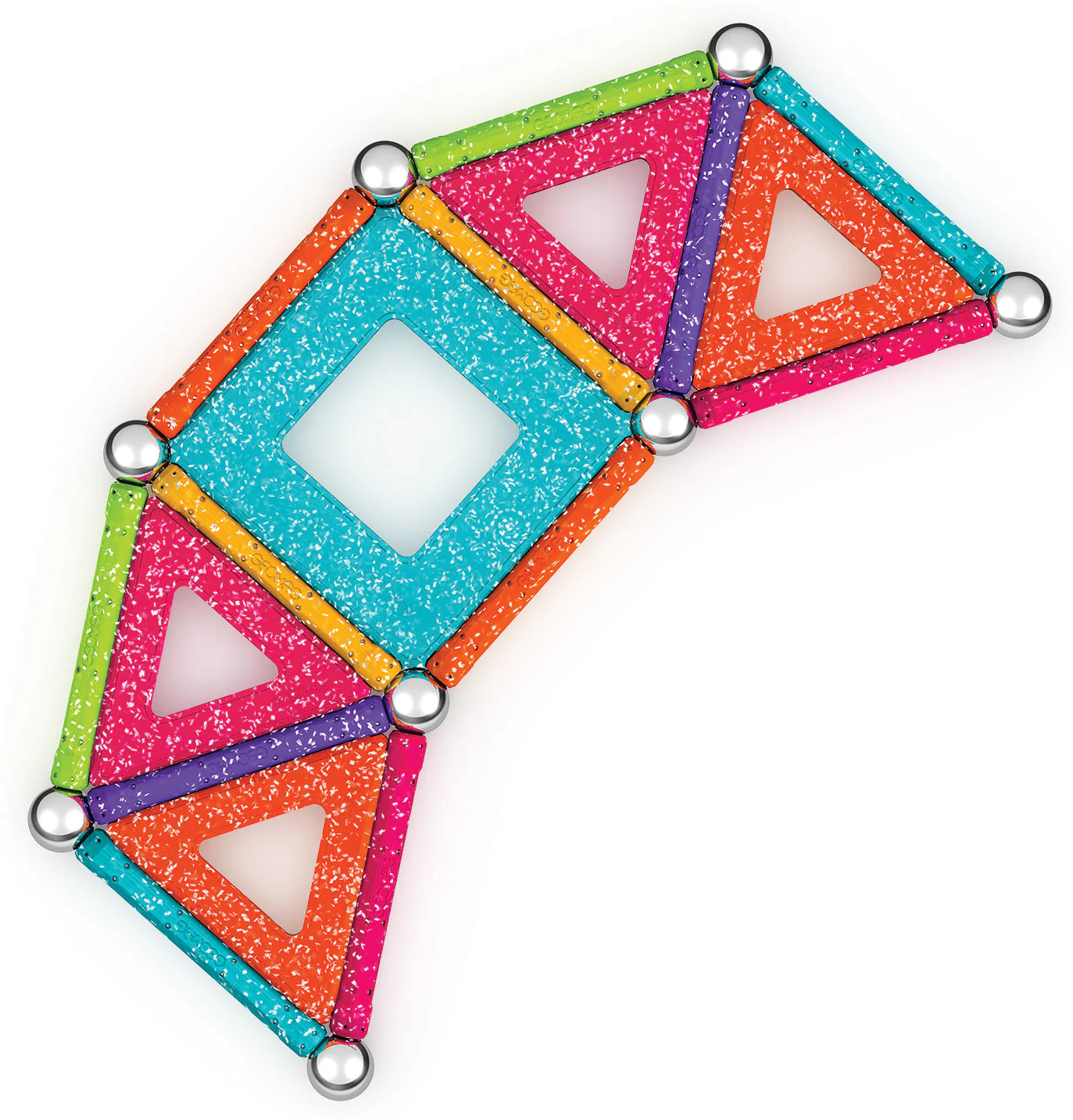 Geomag Glitter Panels Recycled 35 pc - Image 2