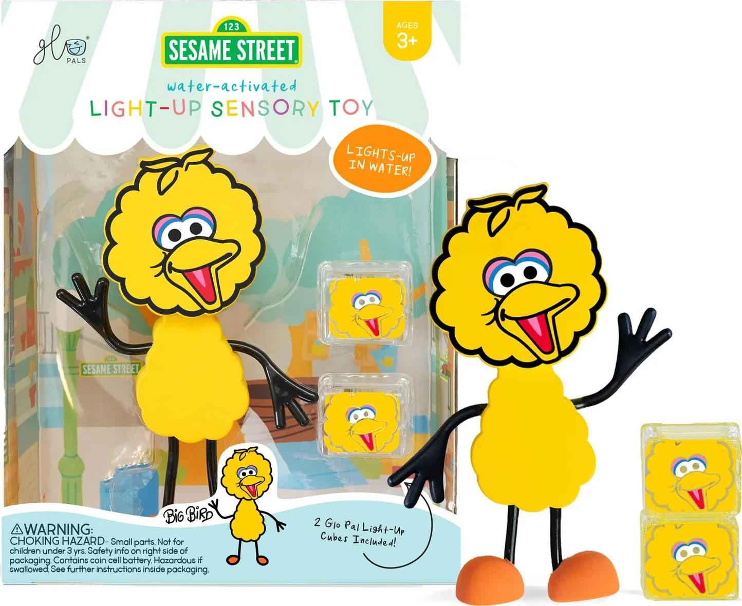 Glo Pals Big Bird Sesame Street Character