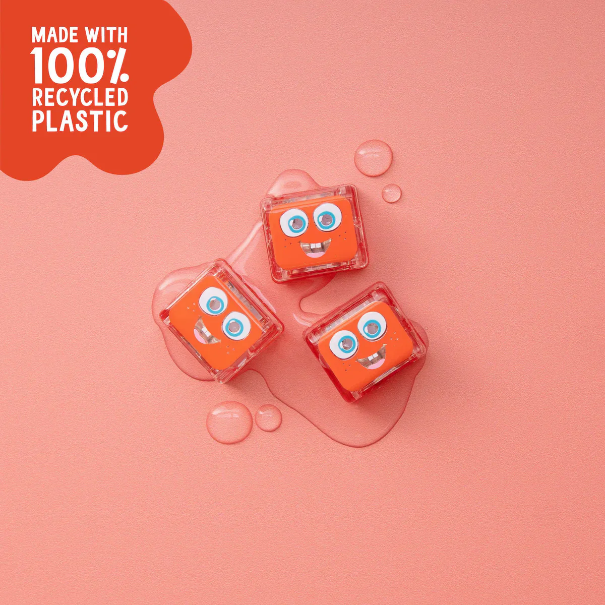 Glo Pals Sammy 4 Red Light-Up Cubes - Image 5