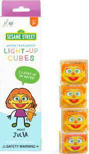 Glo Pals Julia Sesame Street Light Up Cubes