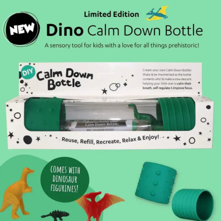 DIY Calm Down Bottle Dino - Image 4
