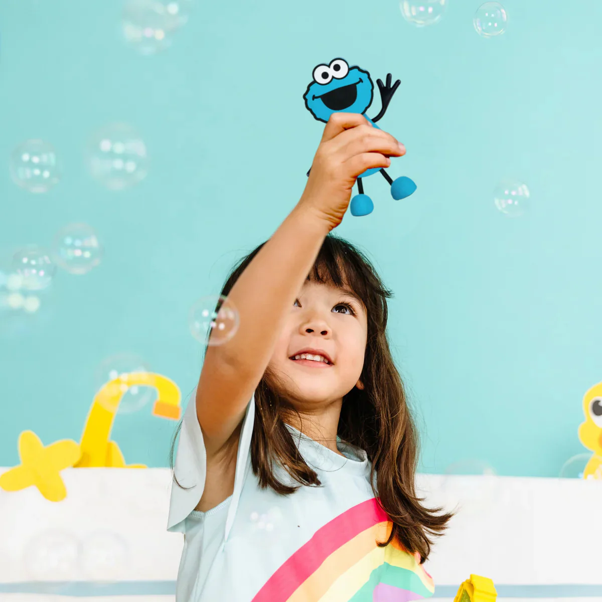 Glo Pals Cookie Monster Sesame Street Character - Image 3