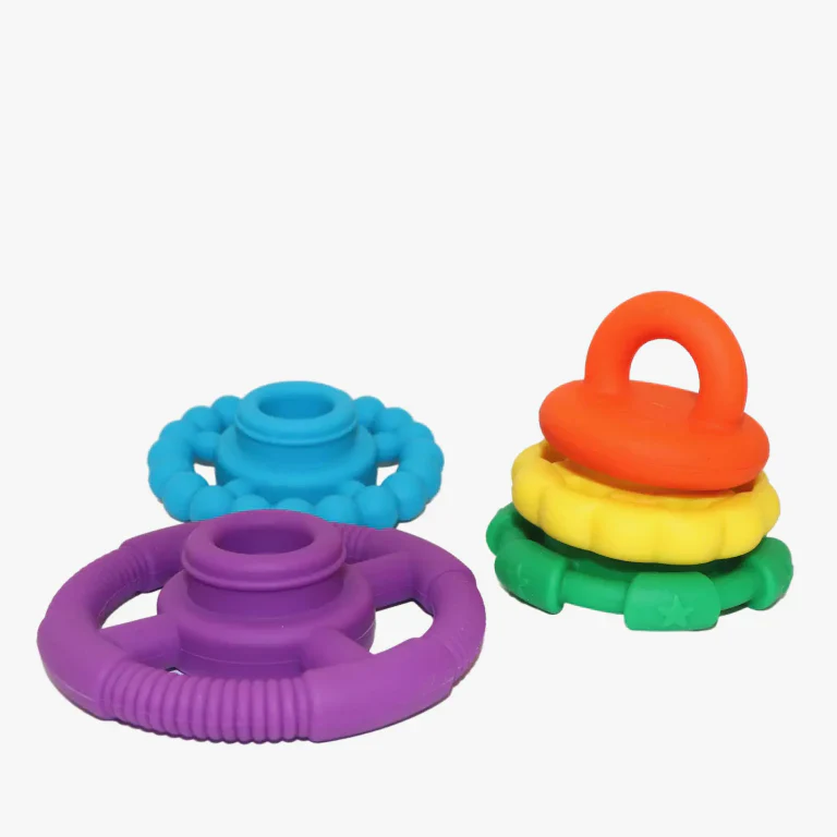 Rainbow Stacker Silicone Teether Jellystone - Image 5