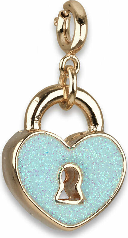 Gold Heart Lock Charm - Image 5