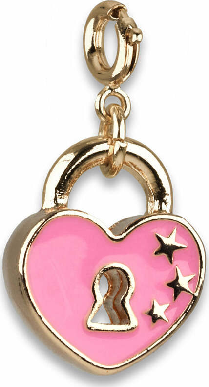 Gold Heart Lock Charm - Image 6