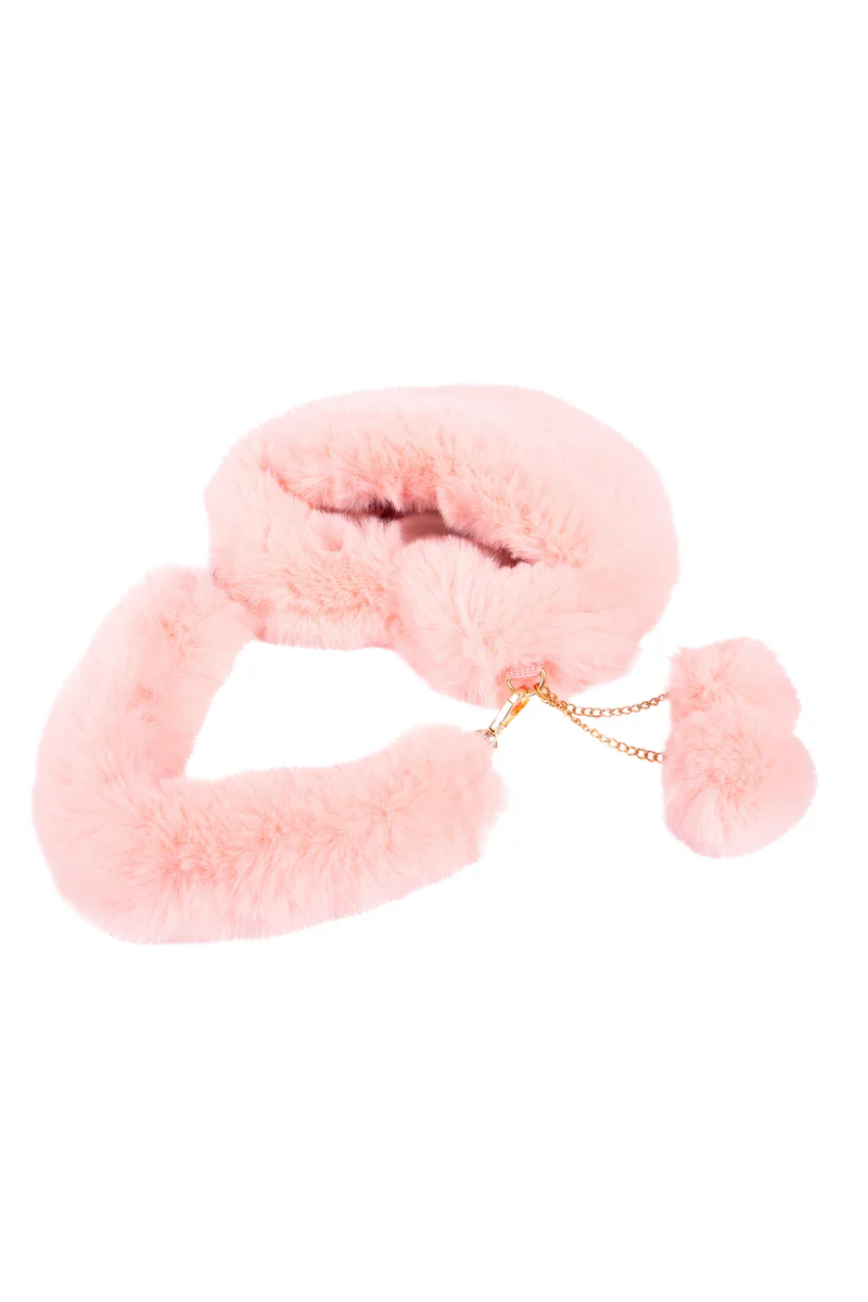 Peach Passion Furry Purse