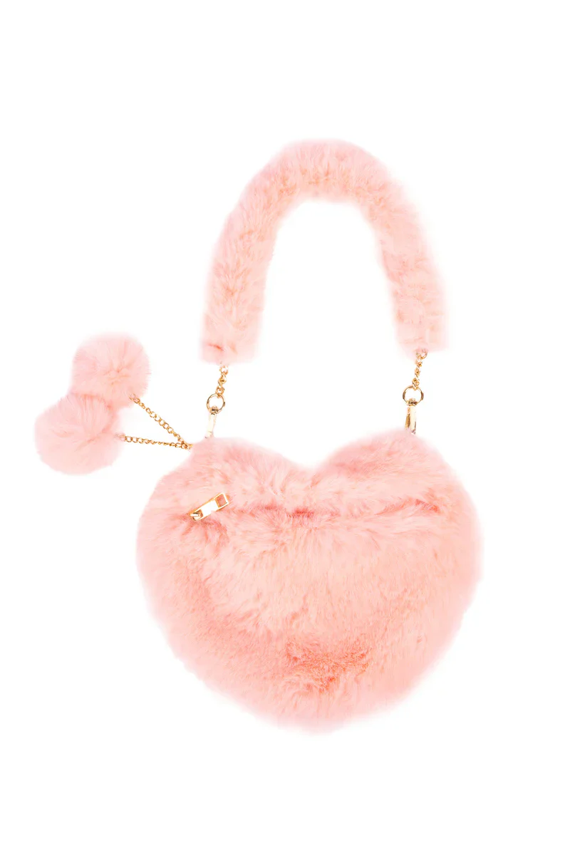 Peach Passion Furry Purse - Image 2
