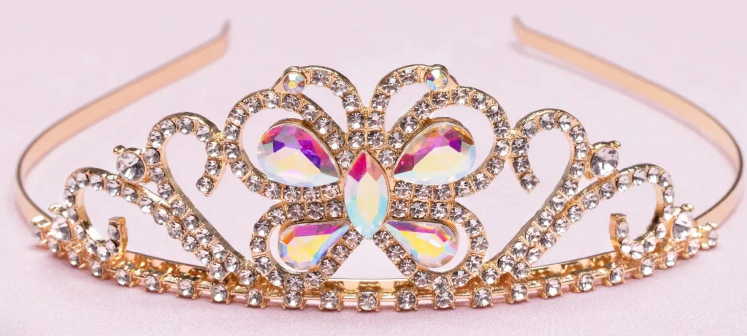 Boutique Butterfly Jewel Tiara - Image 3