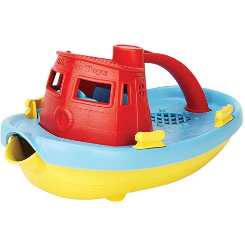 Green Toys Tug Boat Red - Image 3