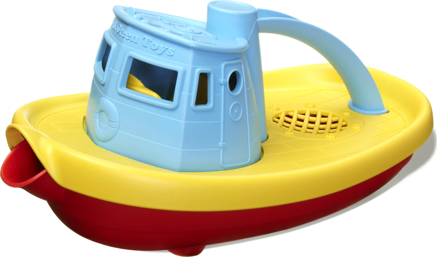 Green Toys Tug Boat Red - Image 6