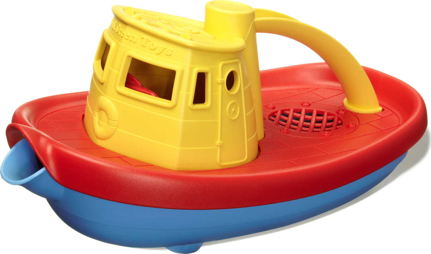 Green Toys Tug Boat Red - Image 9