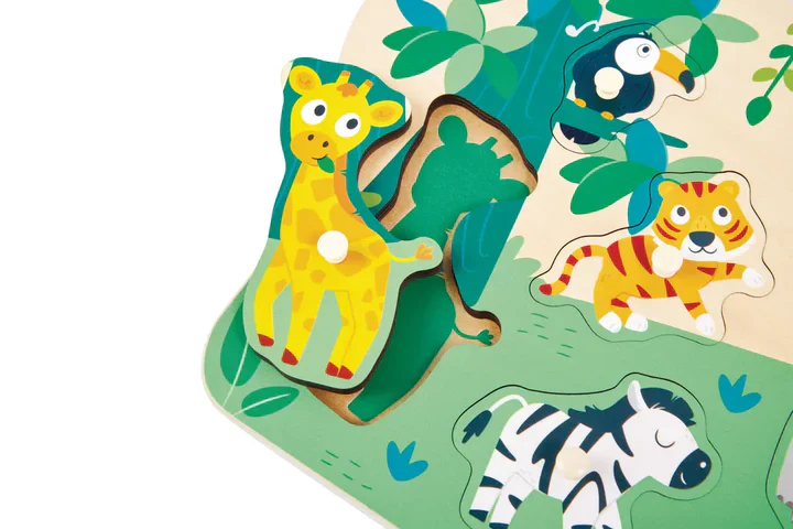 Wild Animals Peg Puzzle - Image 2