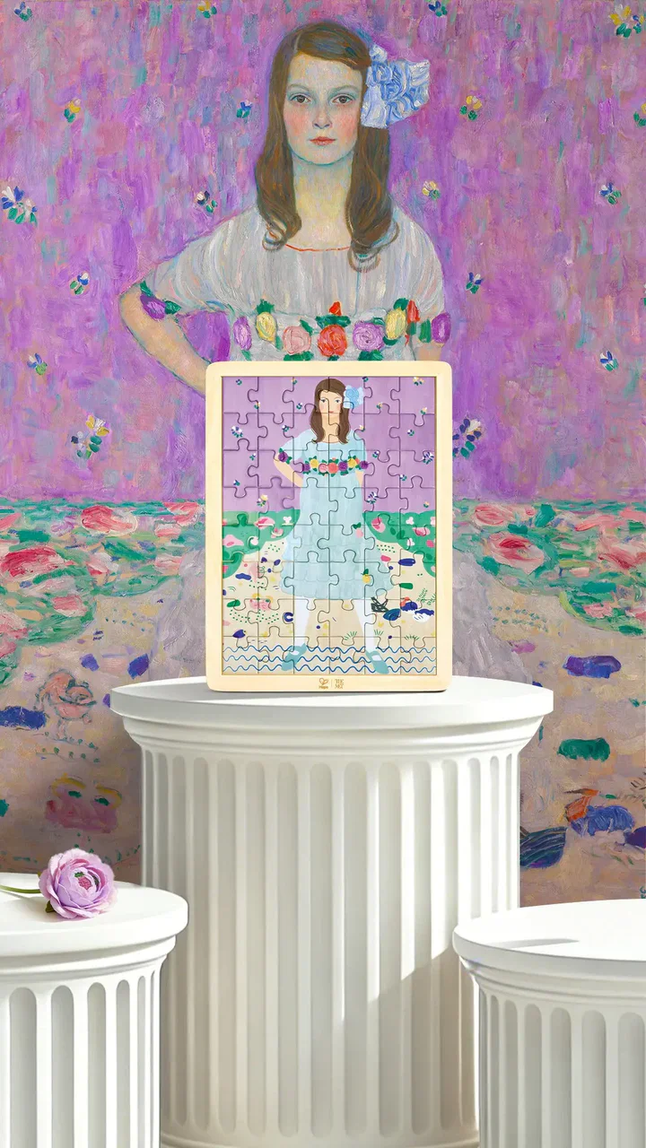 48 pc Klimt Mada Primavesi Puzzle The Met Series - Image 5