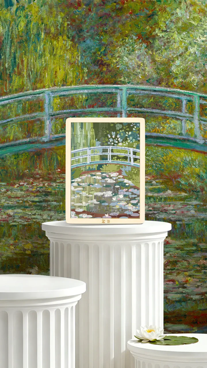 48 pc Monet Water Lily Garden Puzzle The Met Series - Image 5