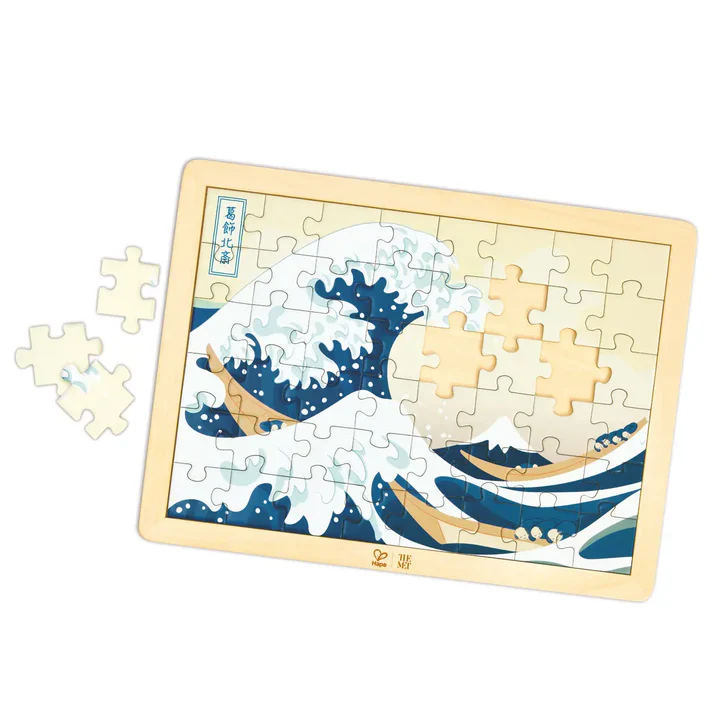 48 pc Hokusai Great Wave Puzzle The Met Series - Image 2