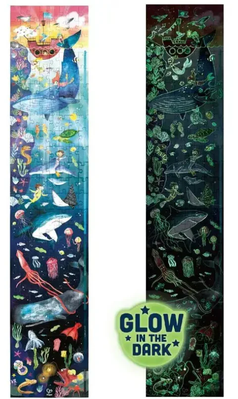 200 pc Ocean Life Glow Puzzle - Image 2