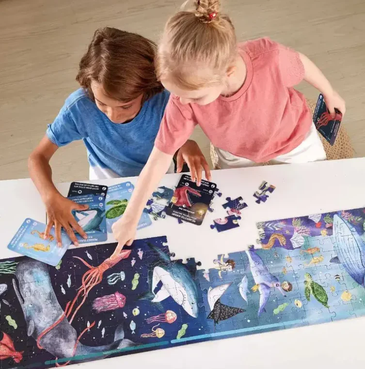 200 pc Ocean Life Glow Puzzle - Image 4