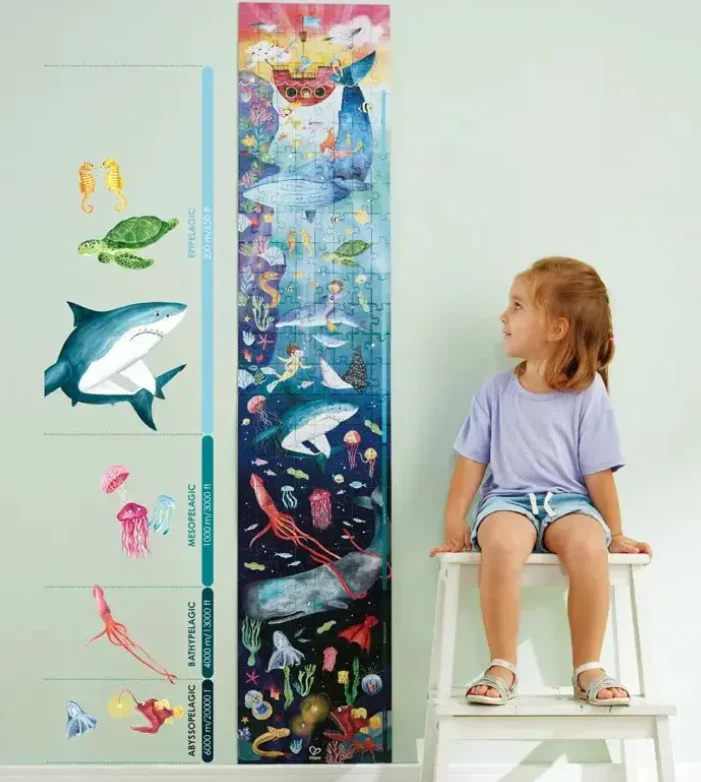 200 pc Ocean Life Glow Puzzle - Image 5