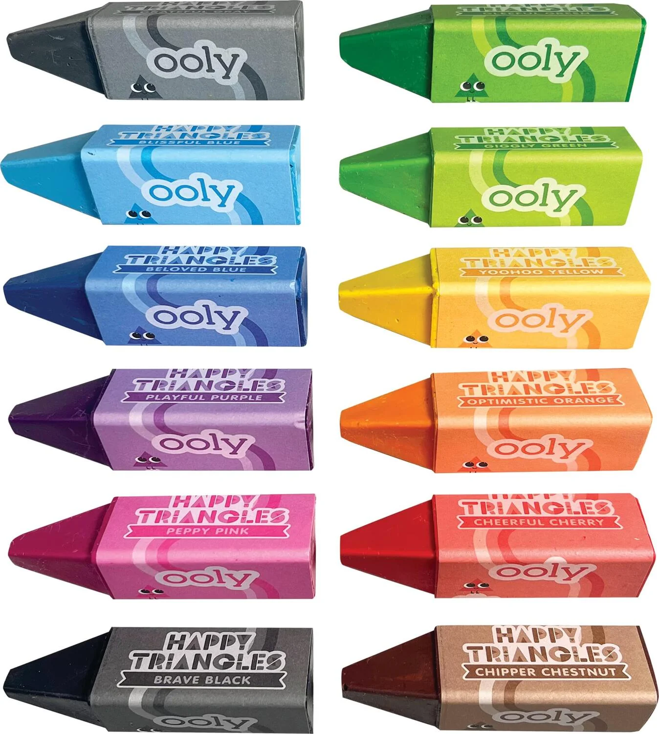 Happy Triangle Jumbo Crayons - Image 10