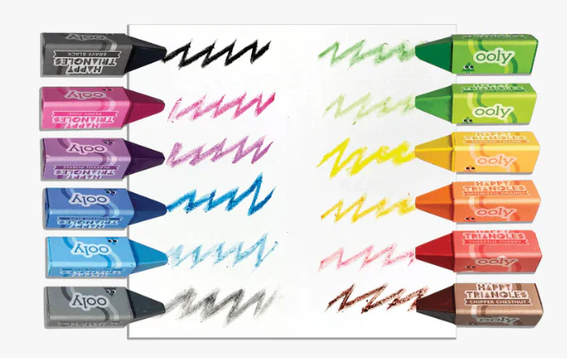 Happy Triangle Jumbo Crayons - Image 2