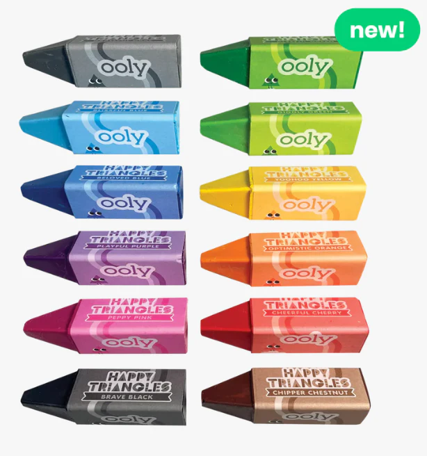 Happy Triangle Jumbo Crayons - Image 4