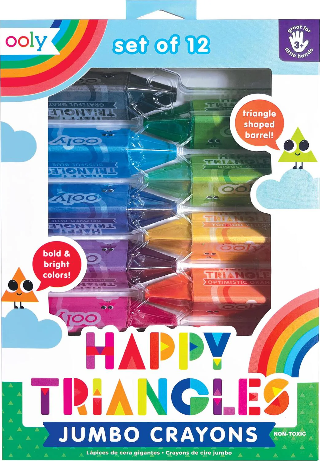 Happy Triangle Jumbo Crayons - Image 6