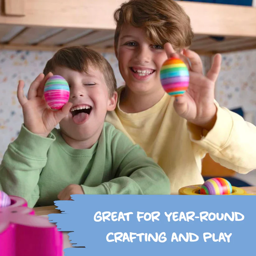 12Pk Wooden Eggs - Image 7