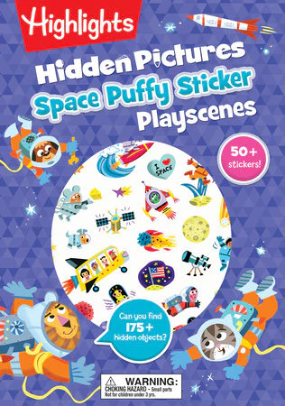Highlights Hidden Pictures Space Puffy Stickers