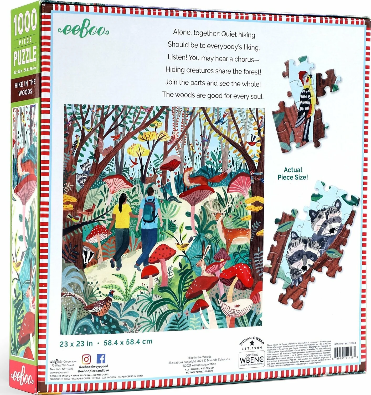 1000 pc Hike In The Woods Puzzle - Image 2