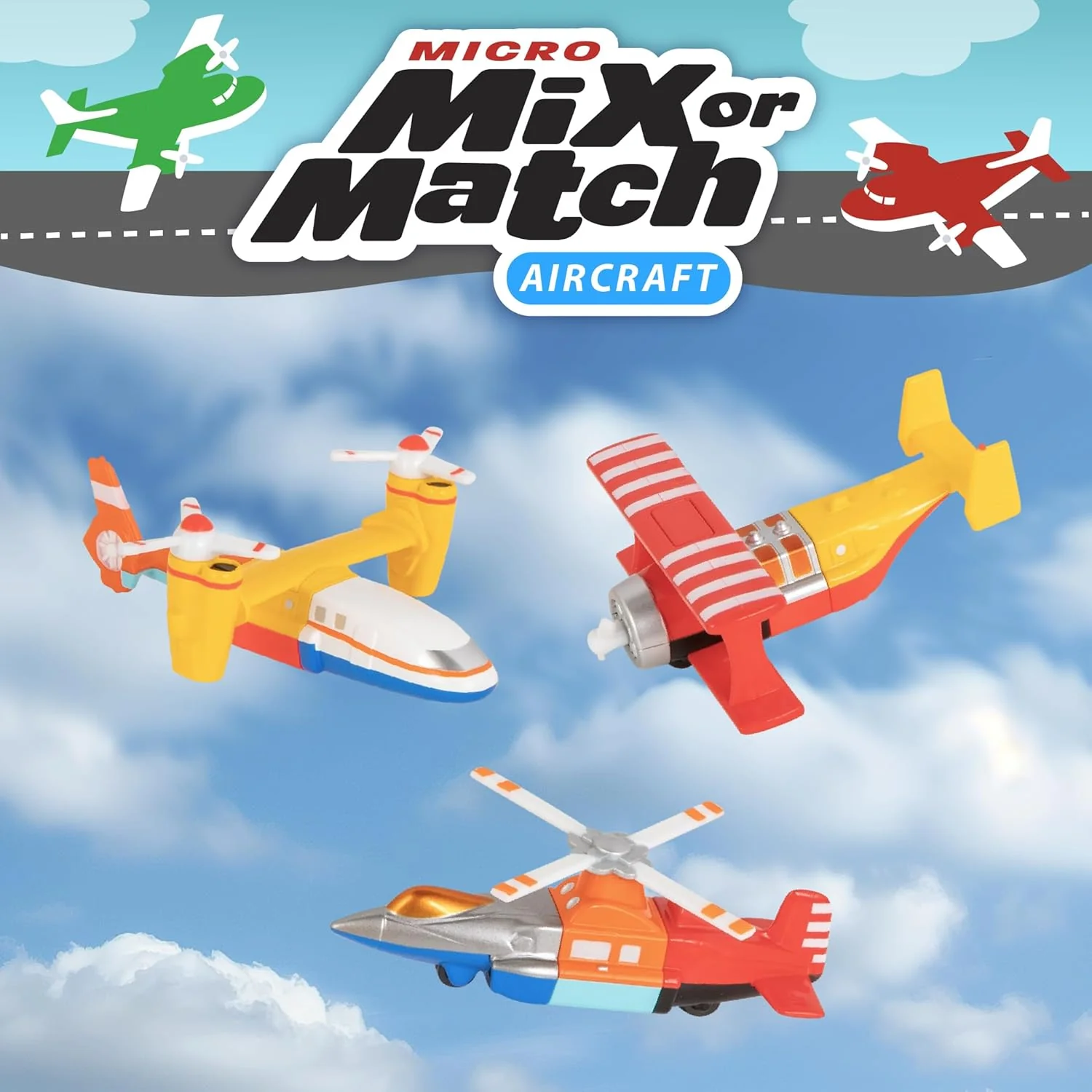 Micro Mix & Match Vehicles Aircraft - Image 2