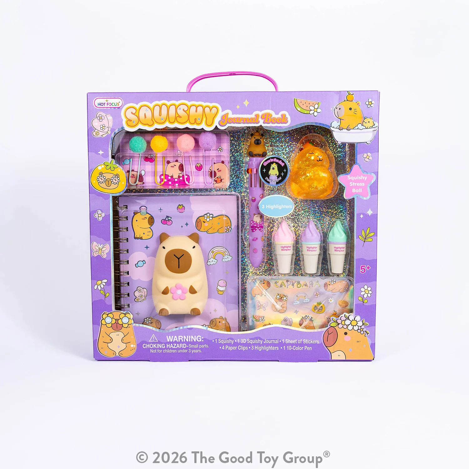 Capybara Squishy Journal