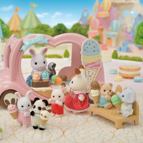 Calico Critters Ice Cream Van - Image 4