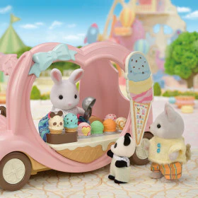 Calico Critters Ice Cream Van - Image 6