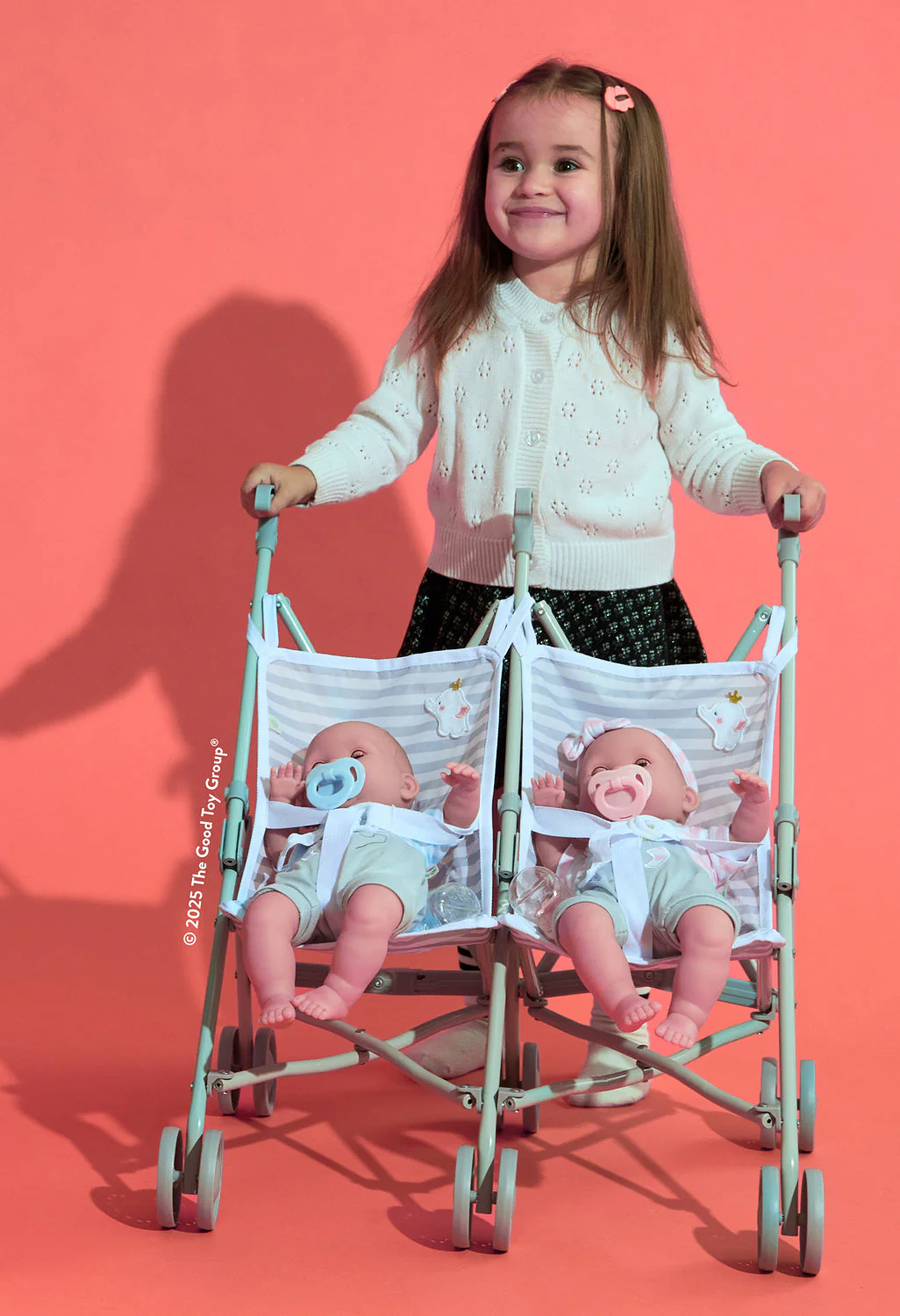 Twin Grey Folding Stroller - Image 5