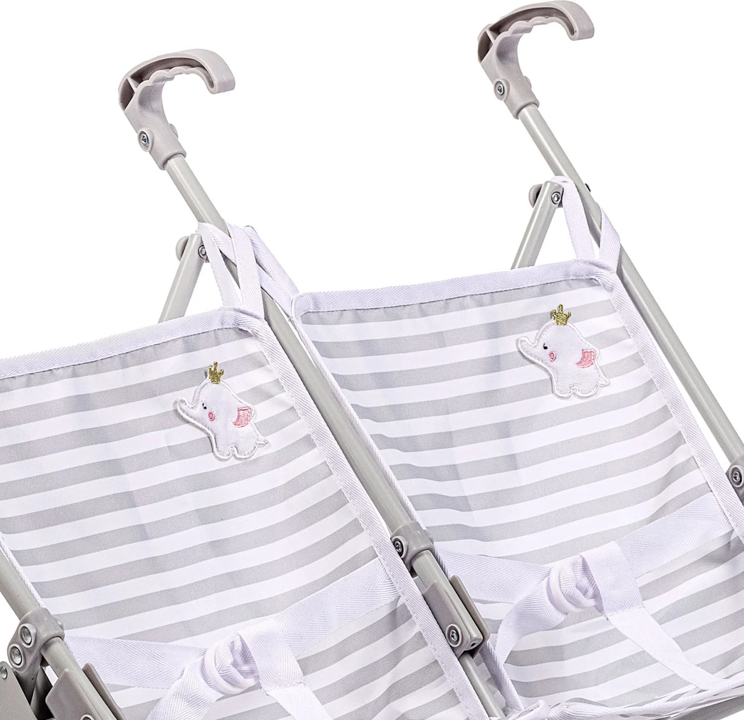 Twin Grey Folding Stroller - Image 8
