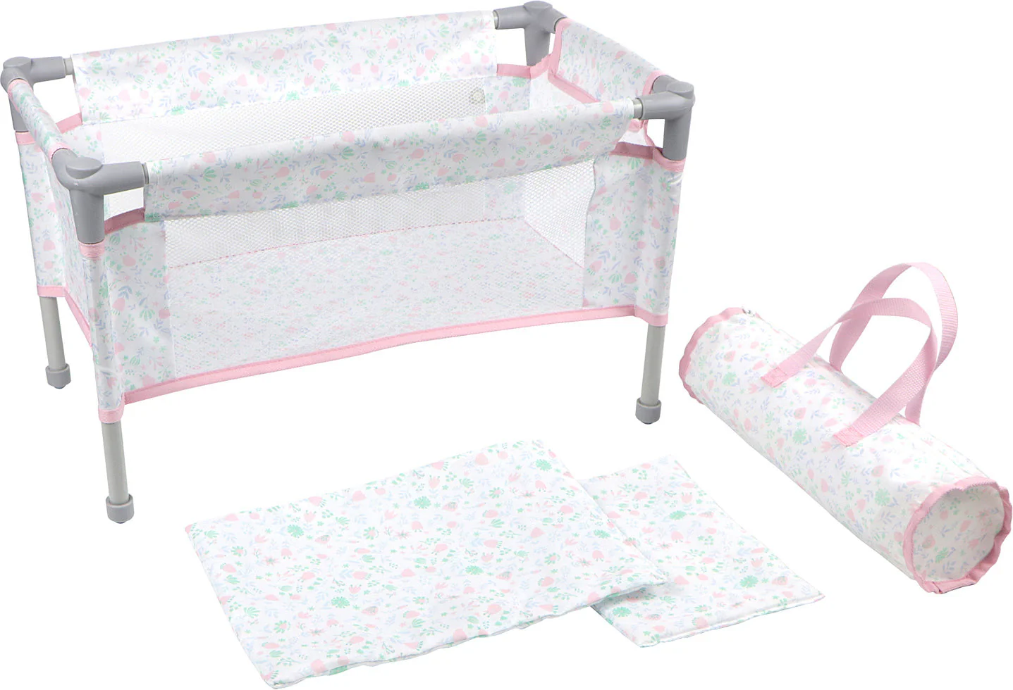 Berenguer Boutique Playtime Folding Doll Crib/Playpen with travel bag - Image 4