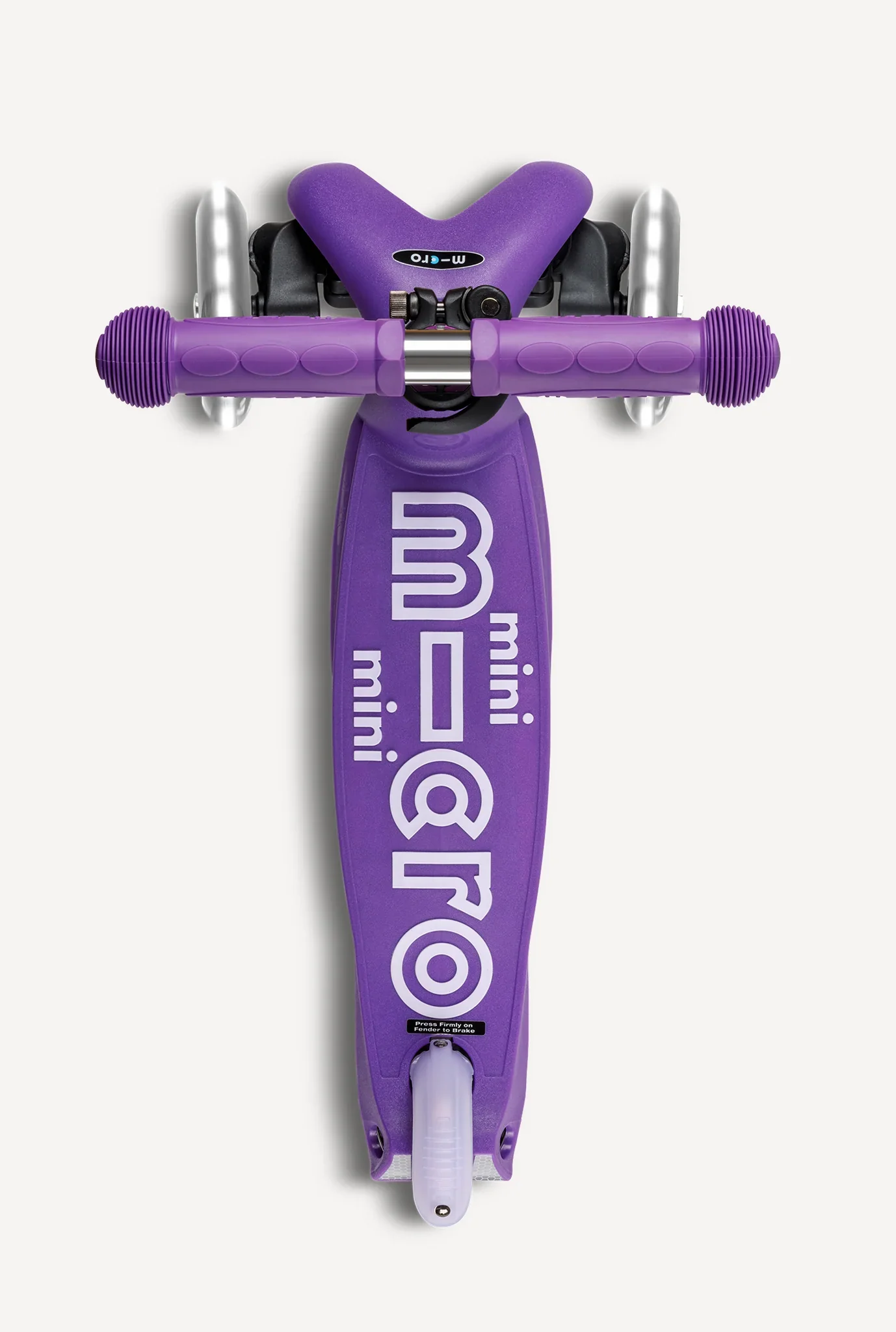 Mini Deluxe LED Foldable Purple Scooter - Image 3