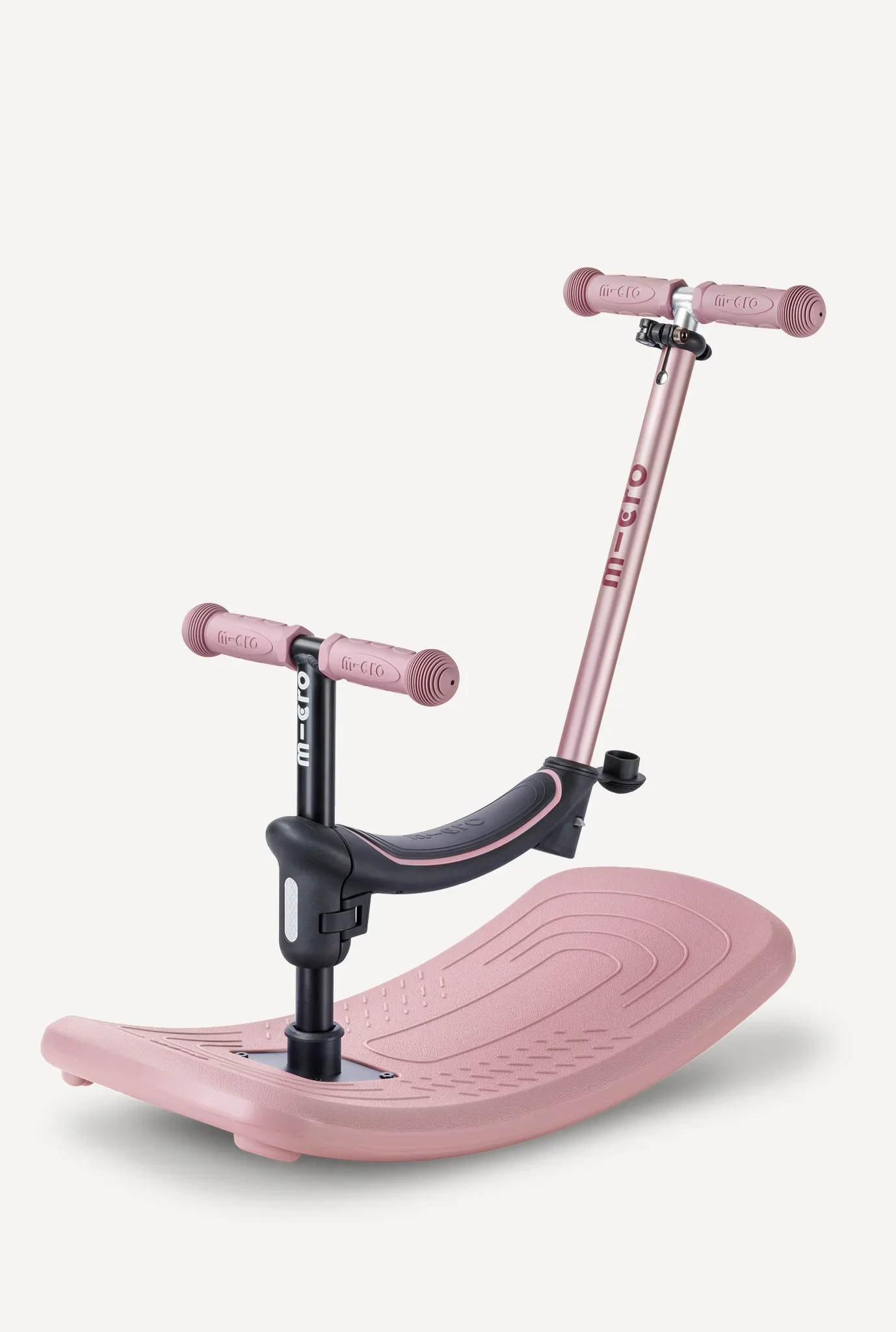 Mini Deluxe LED Dusty Rose Rock & Go Scooter - Image 2